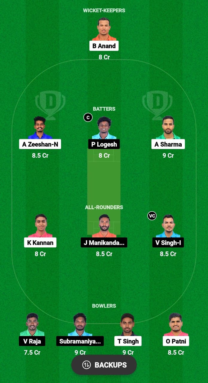 PAN vs LIO Dream11 Prediction Fantasy Cricket Tips Dream11 Team Pondicherry T20 Men