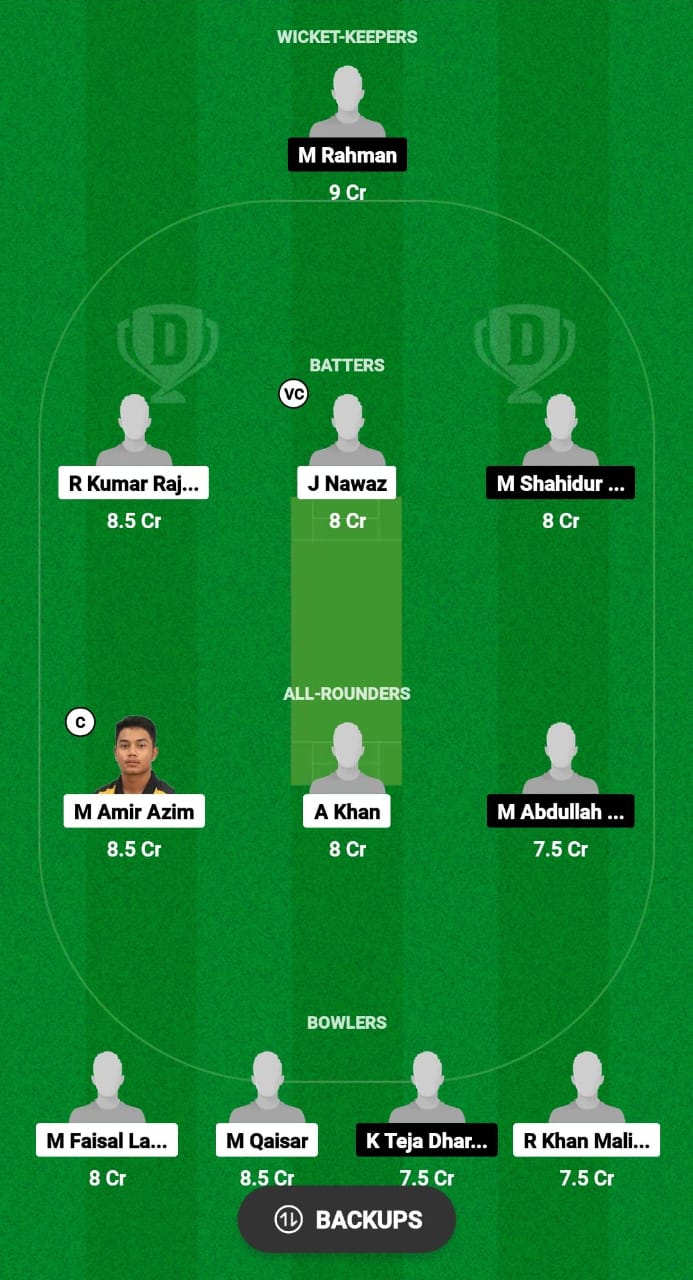 GS vs NTS Dream11 Prediction Fantasy Cricket Tips Dream11 Team Malaysia T10 Bash