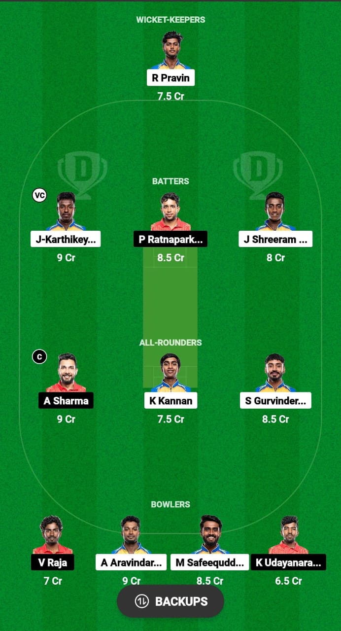 OAW vs KAK Dream11 Prediction Fantasy Cricket Tips Dream11 Team Pondicherry T20 Premier League 