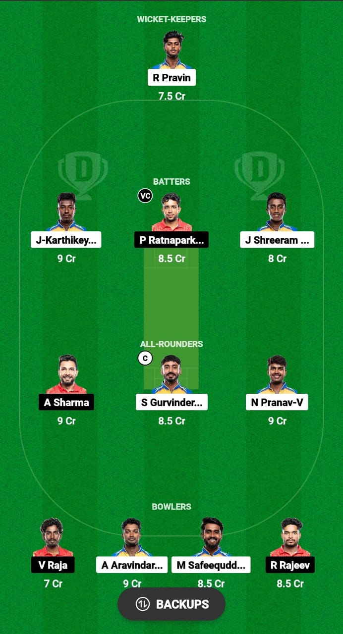 OAW vs KAK Dream11 Prediction Fantasy Cricket Tips Dream11 Team Pondicherry T20 Premier League 