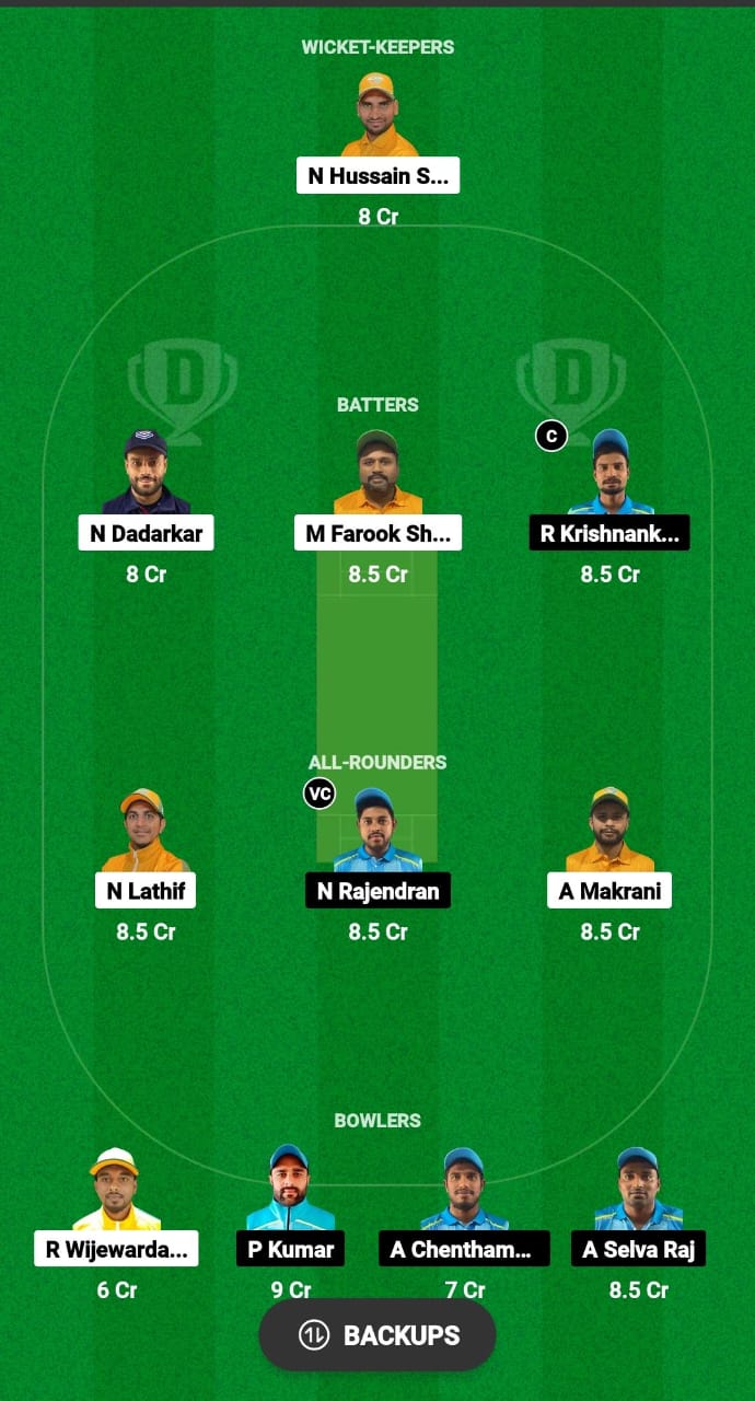 NCMI vs AEC Dream11 Prediction Fantasy Cricket Tips Dream11 Team Kuwait T10 Elite Cup