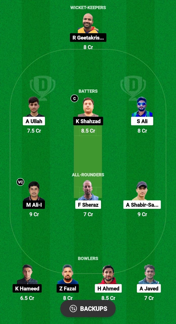 SSF vs KLZ Dream11 Prediction Fantasy Cricket Tips Dream11 Team Malaysia T10 Grand Rumble Championship