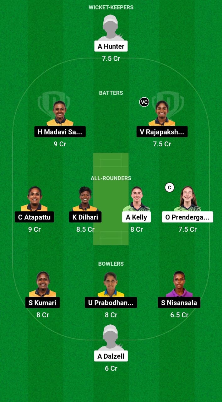 IR-W vs SL-W Dream11 Prediction Fantasy Cricket Tips Dream11 Team Sri Lanka Women Tour of Ireland