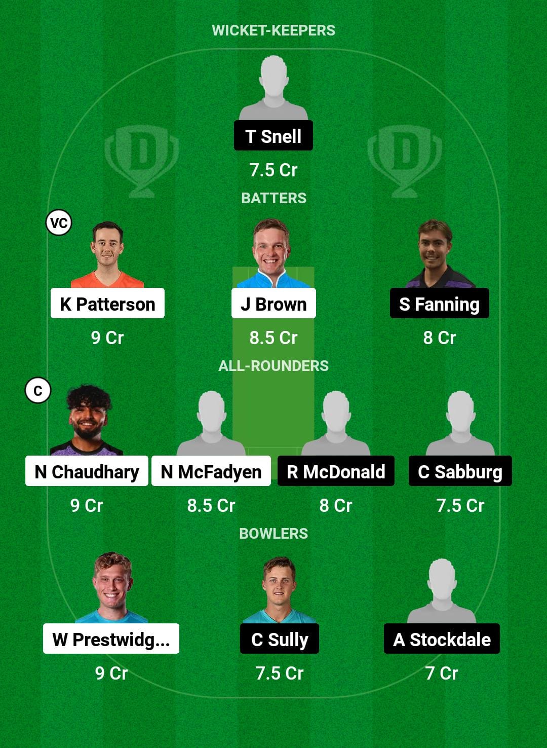 NSB vs TMB Dream11 Prediction Fantasy Cricket Tips Dream11 Team Australian T20 Max Men