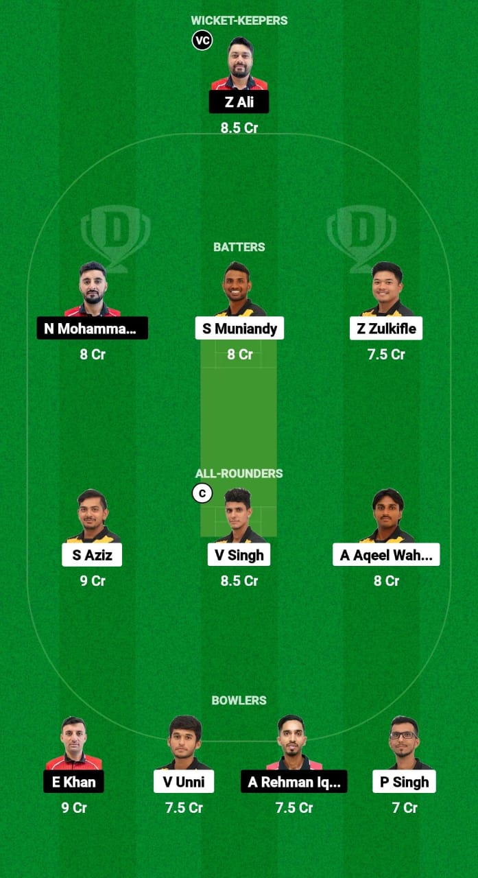 MAS vs HK Dream11 Prediction Fantasy Cricket Tips Dream11 Team ICC Men's T20 World Cup Asia Qualifier A 