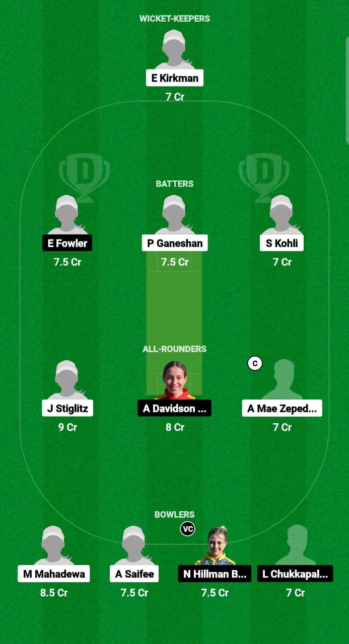 AUT-W vs ESP-W Dream11 Prediction Fantasy Cricket Tips Dream11 Team ECI-W T10 Austria-Spain