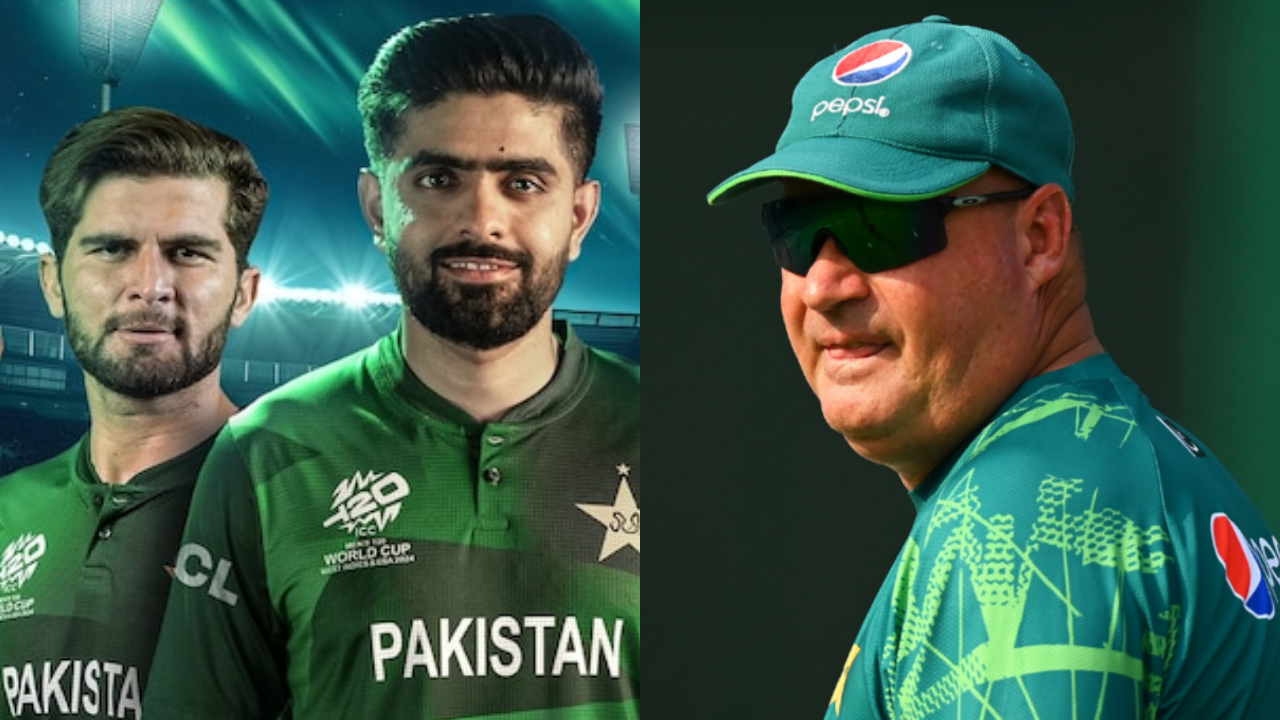 Babar Azam, Shaheen Afridi and Mickey Arthur