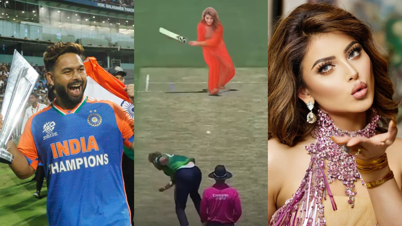 Rishabh Pant and Urvashi Rautela