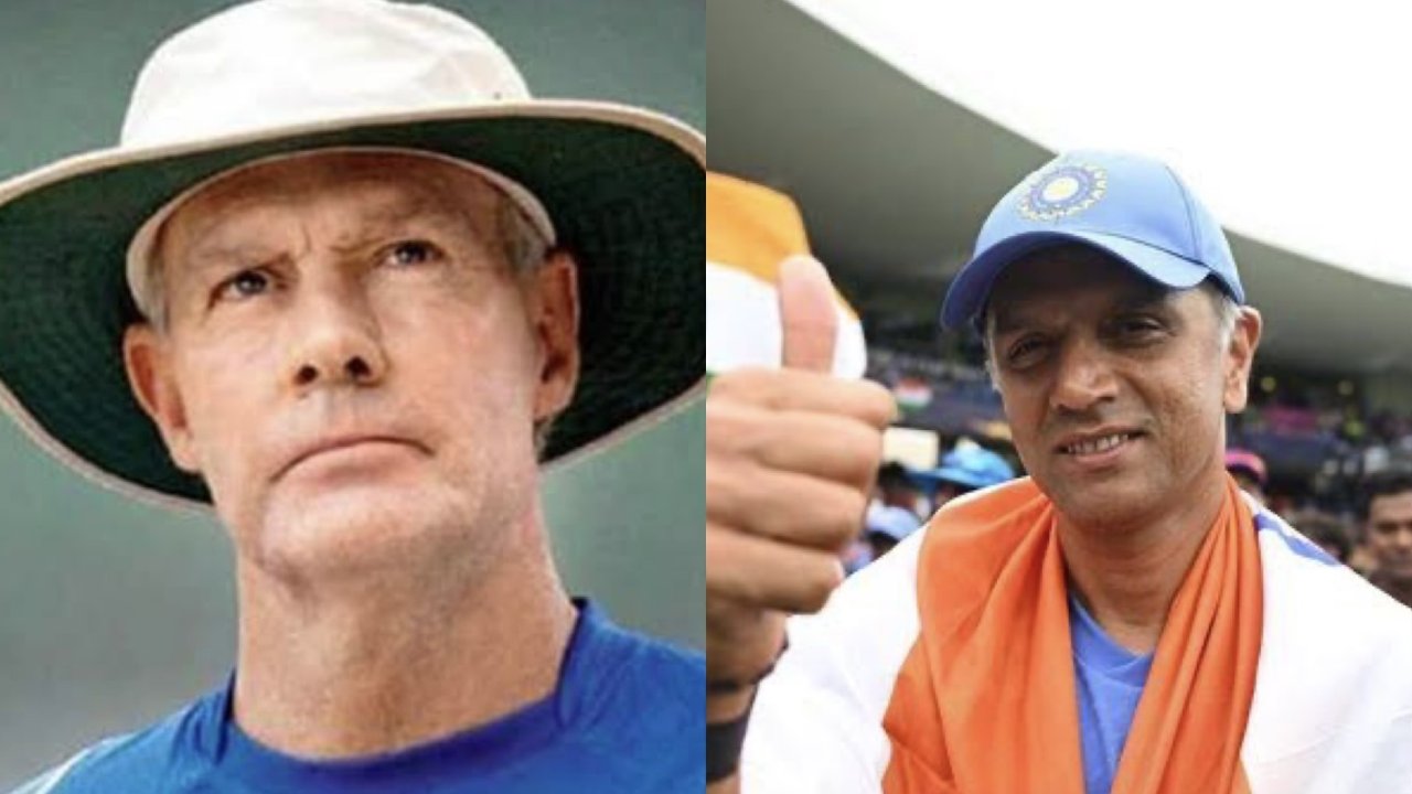 Rahul Dravid and Greg Chappell