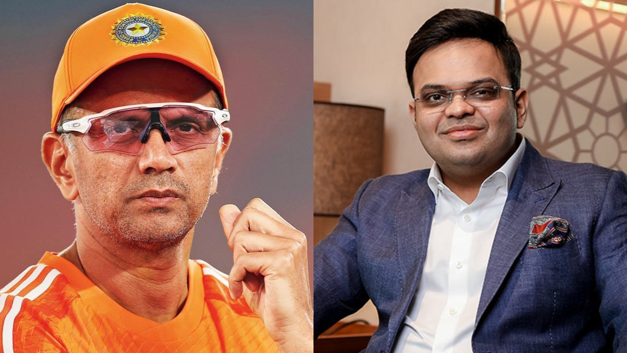 Rahul Dravid and Jay Shah