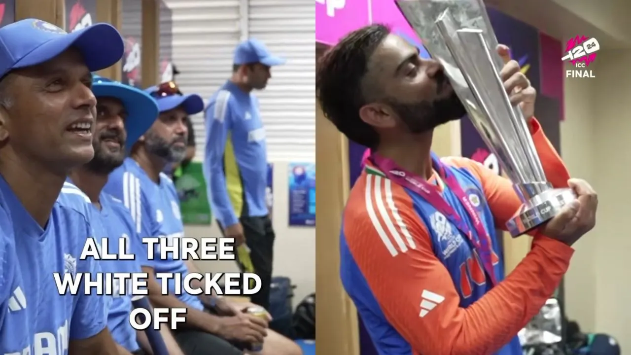 Rahul Dravid and Virat Kohli