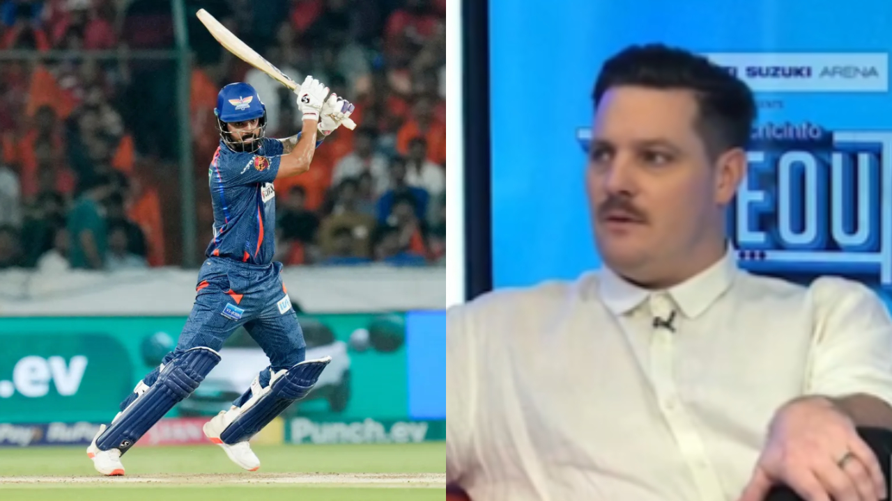 KL Rahul and Mitchell McClenaghan