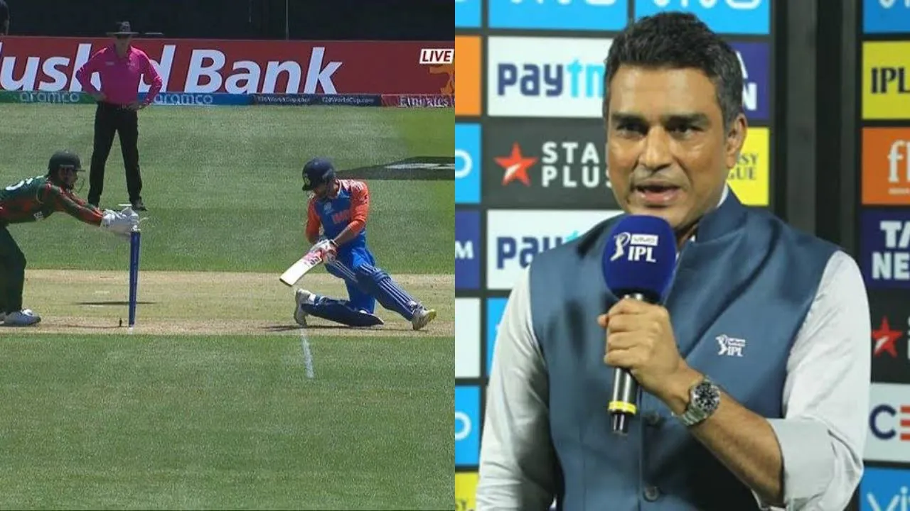 Ravindra Jadeja and Sanjay Manjrekar