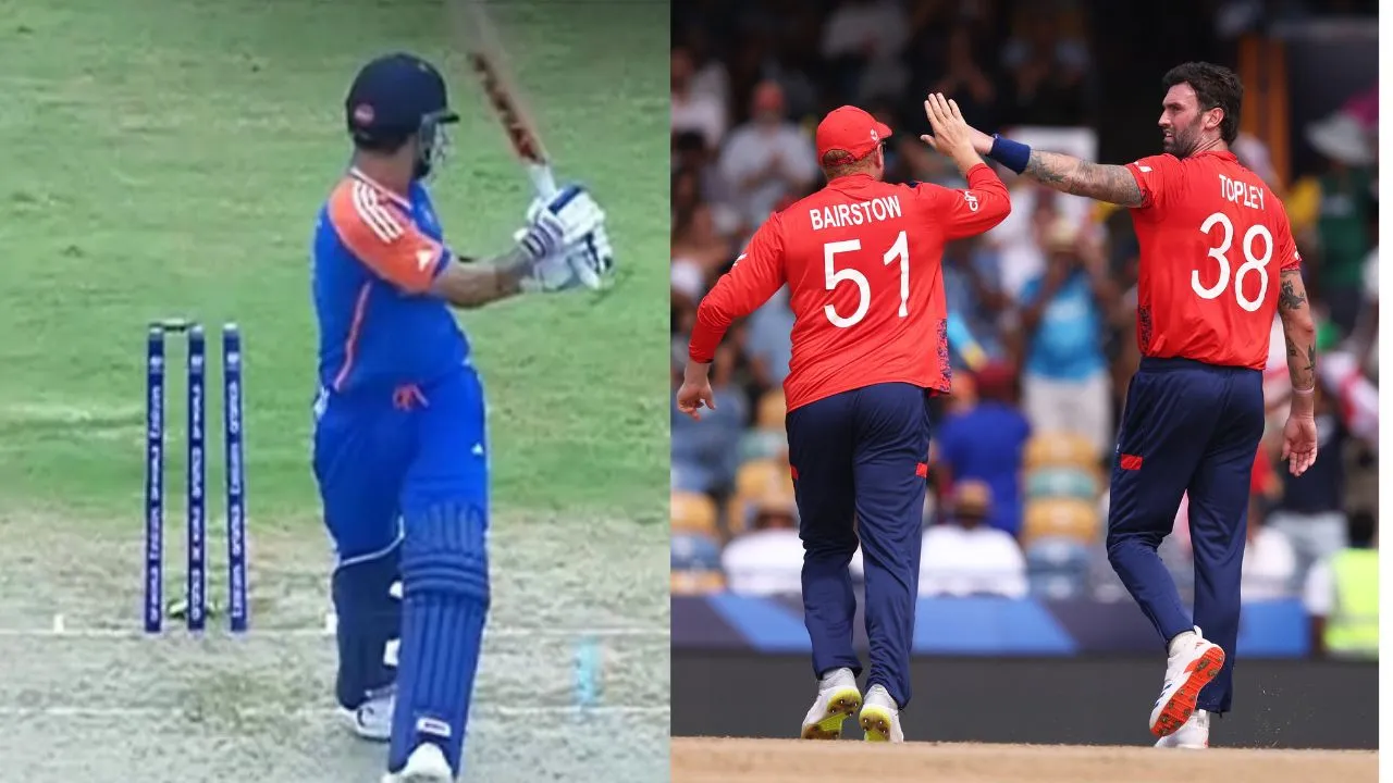 Virat Kohli, Reece Topley