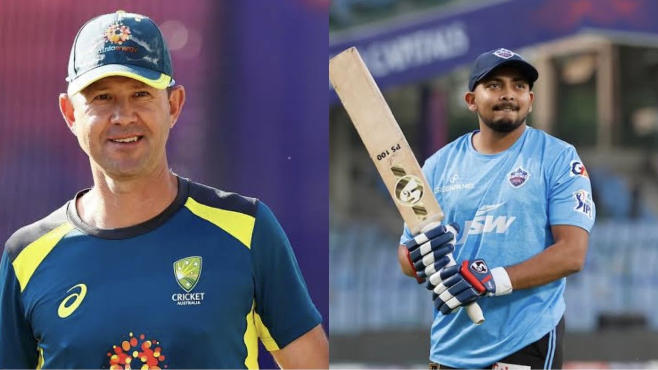 Ricky Ponting and Prithvi Shaw
