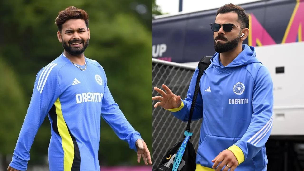 Virat Kohli and Rishabh Pant