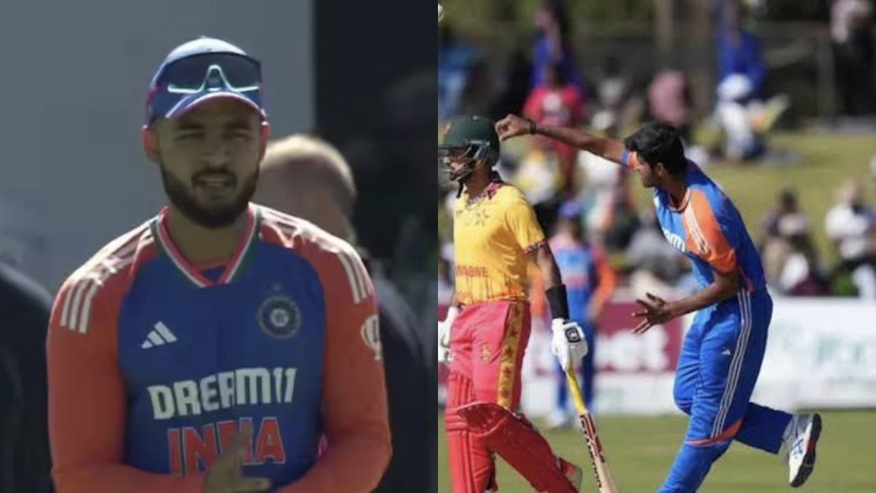 Washington Sundar and Riyan Parag