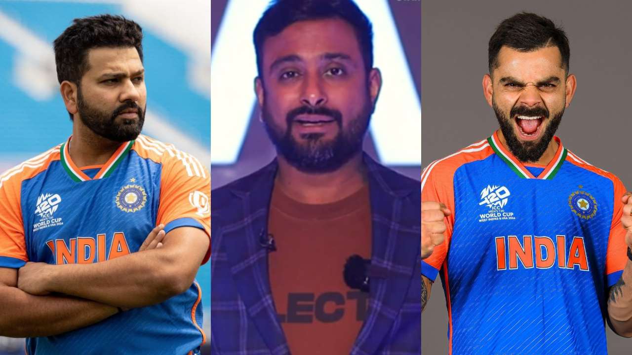 Rohit Sharma, Ambati Rayudu and Virat Kohli