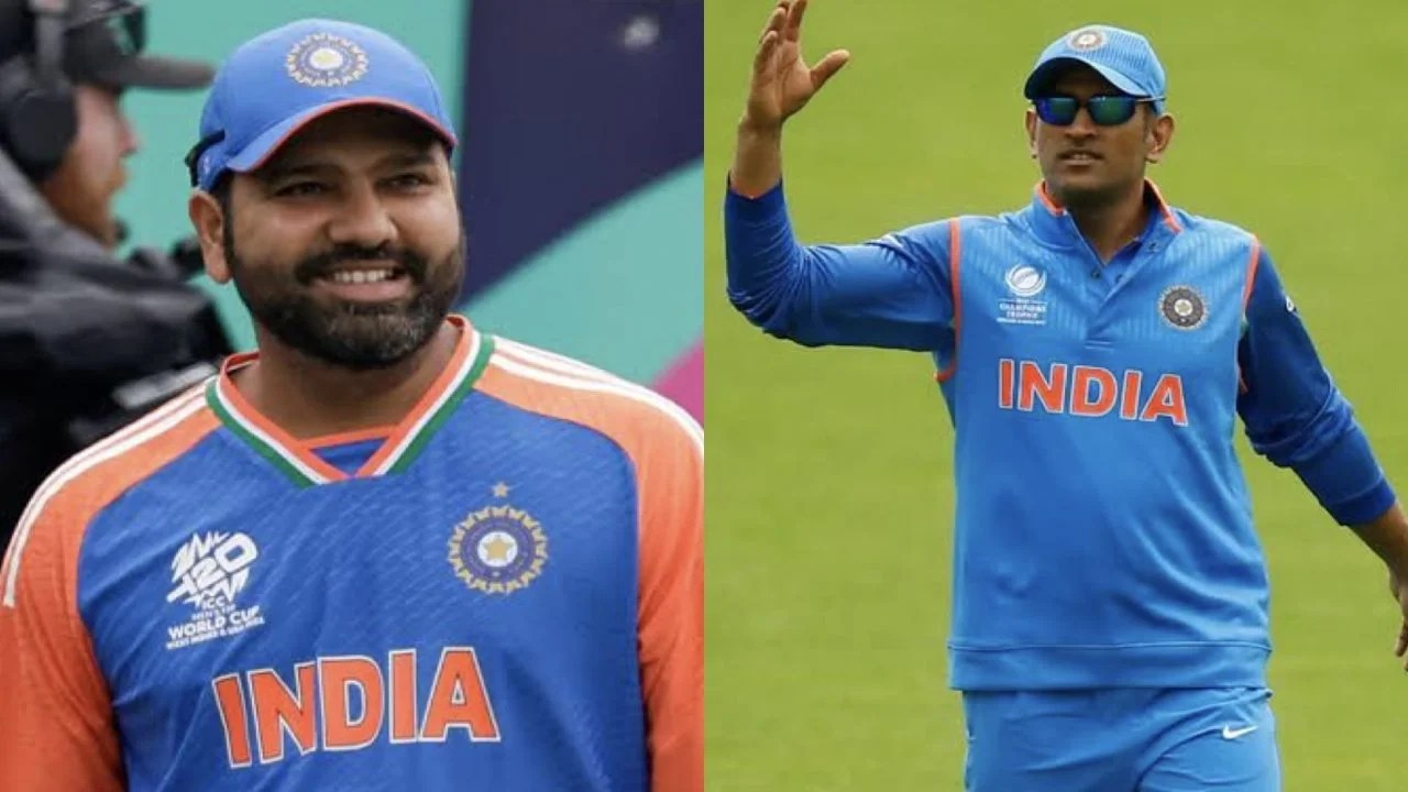 Rohit Sharma and MS Dhoni