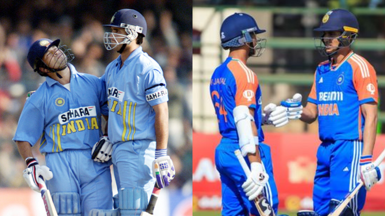 Sachin Tendulkar, Sourav Ganguly, Shubman Gill and Yashasvi Jaiswal