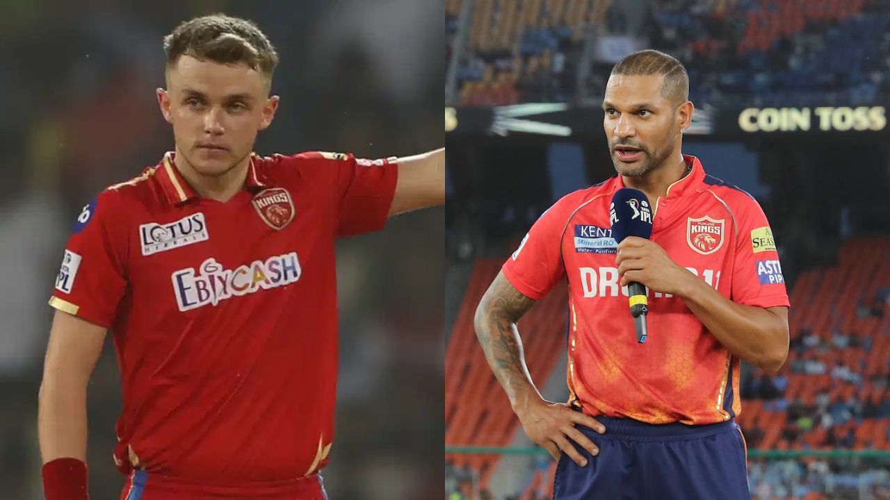 Sam Curran and Shikhar Dhawan