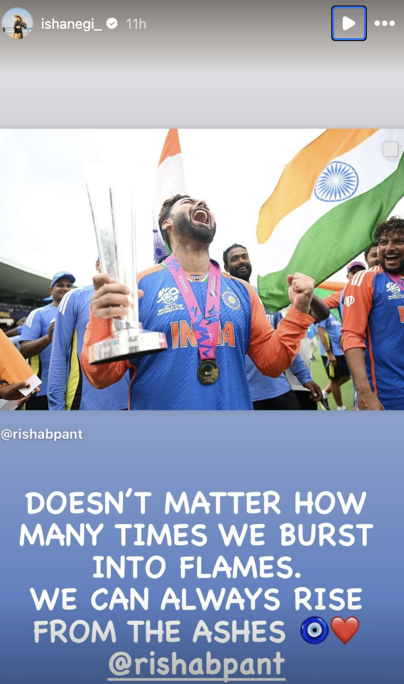 Isha Negi Instagram Story