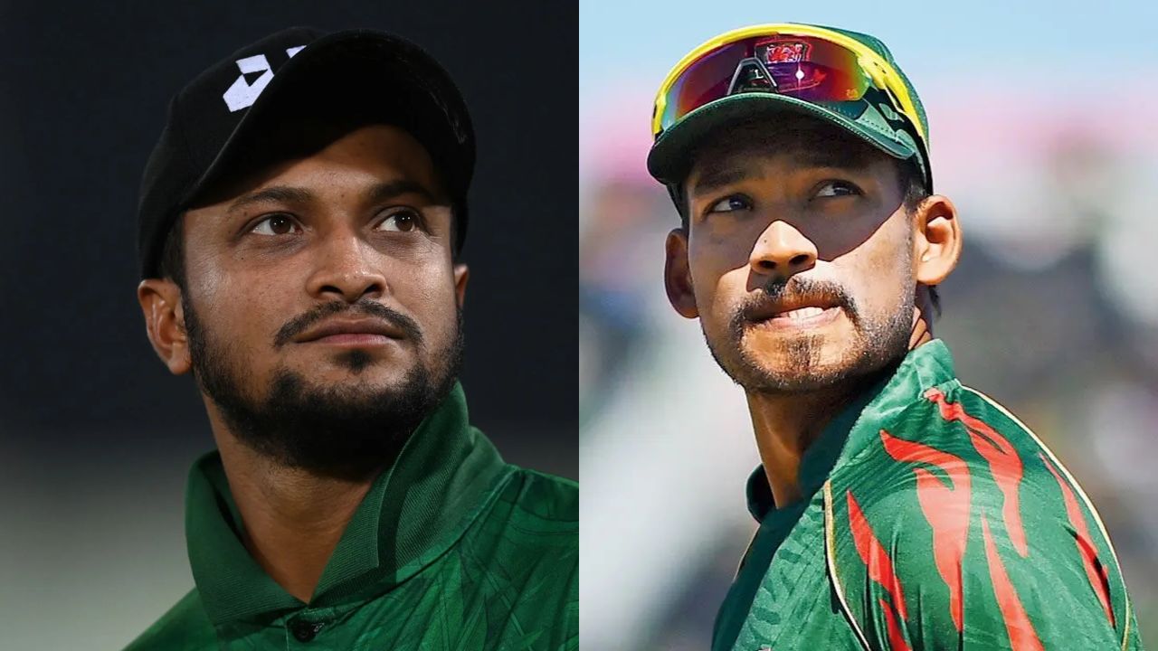 Shakib Al Hasan and Najmul Hossain Shanto