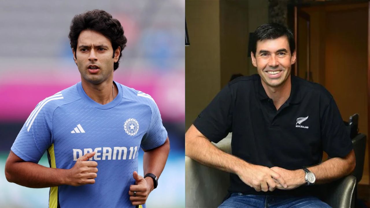 Shivam Dube and Stephen Fleming