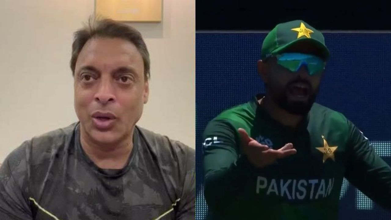 Shoaib Akhtar and Babar Azam