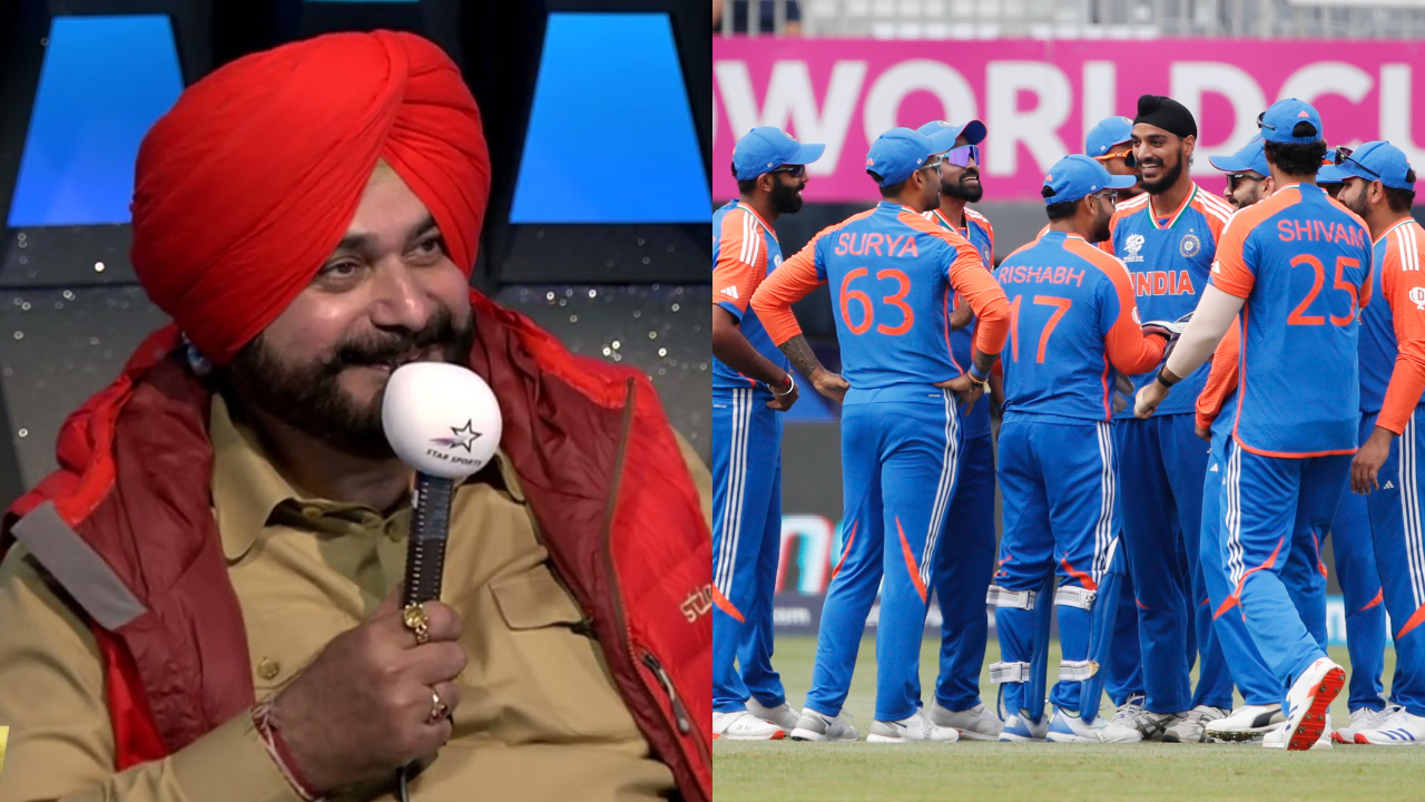 Navjot Singh Sidhu and Team India