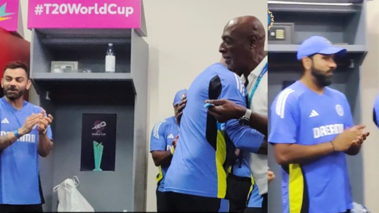 Vivian Richards and Rohit Sharma
