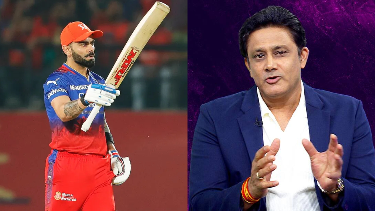 Virat Kohli and Anil Kumble