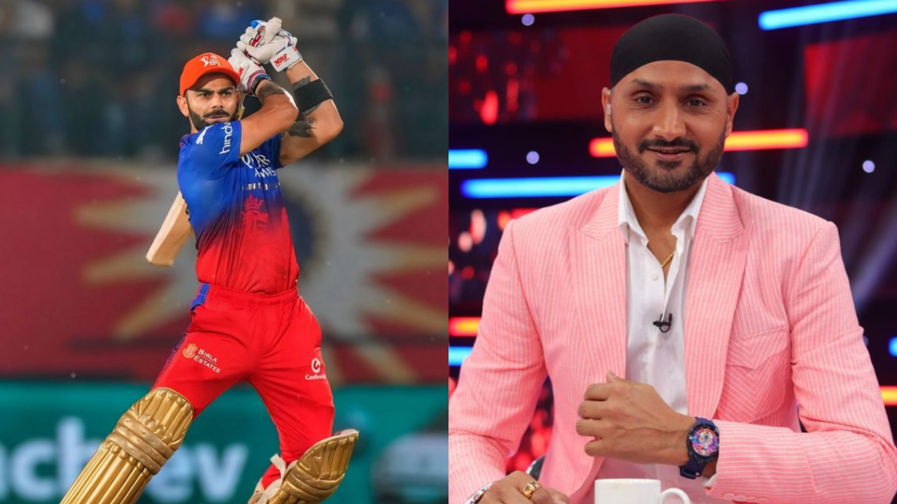 Virat Kohli and Harbhajan Singh