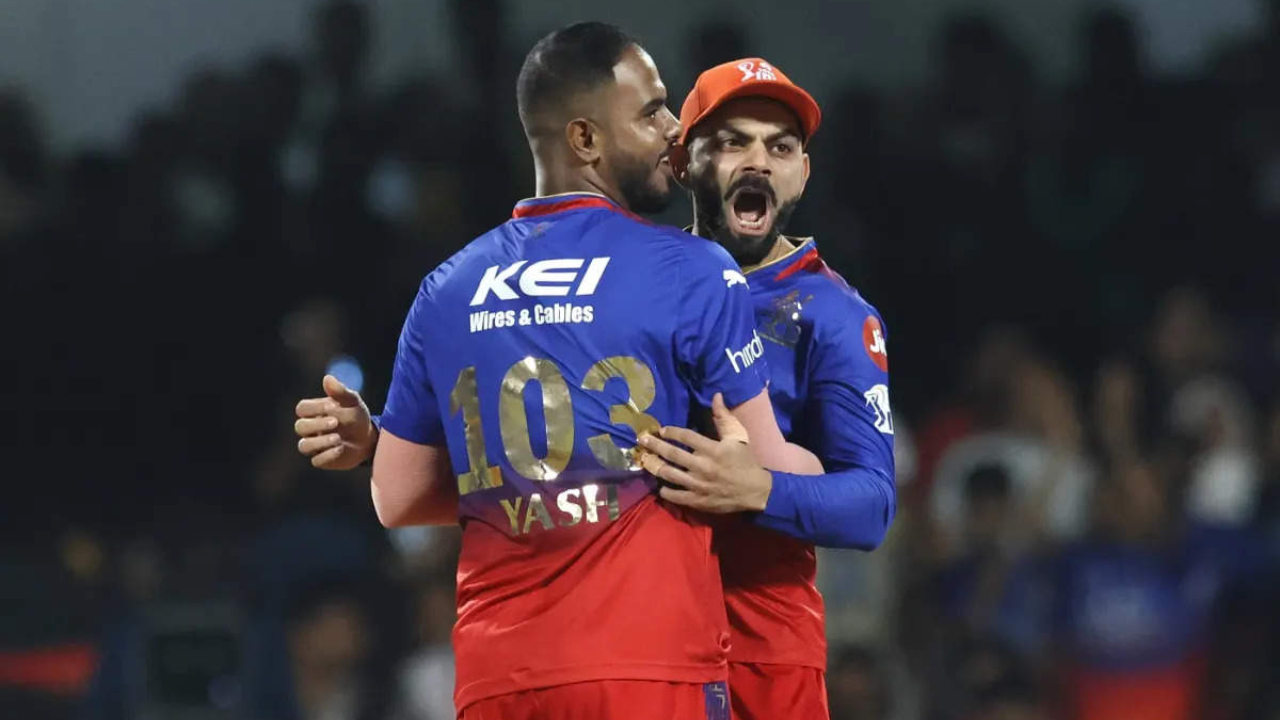 Yash Dayal and Virat Kohli for RCB