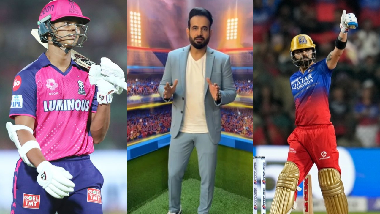 Yashasvi Jaiswal, Irfan Pathan and Virat Kohli