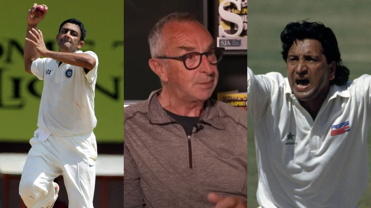 Anil Kumble, David Lloyd and Abdul Qadir