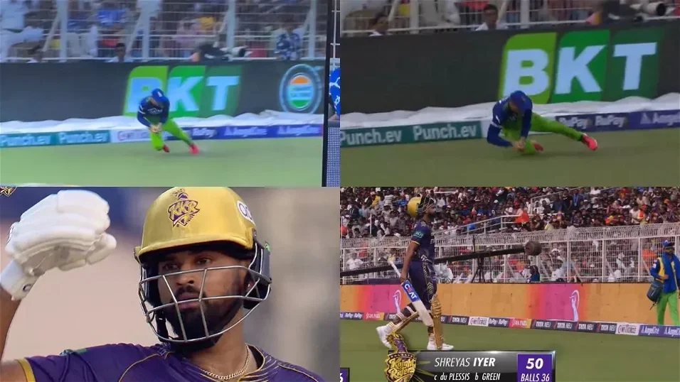 Faf du Plessis takes a stunner