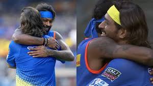 Hardik Pandya and MS Dhoni