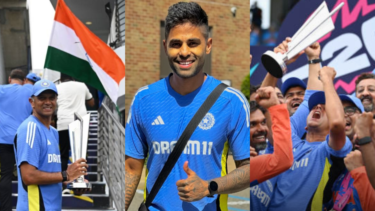 Rahul Dravid and Suryakumar Yadav