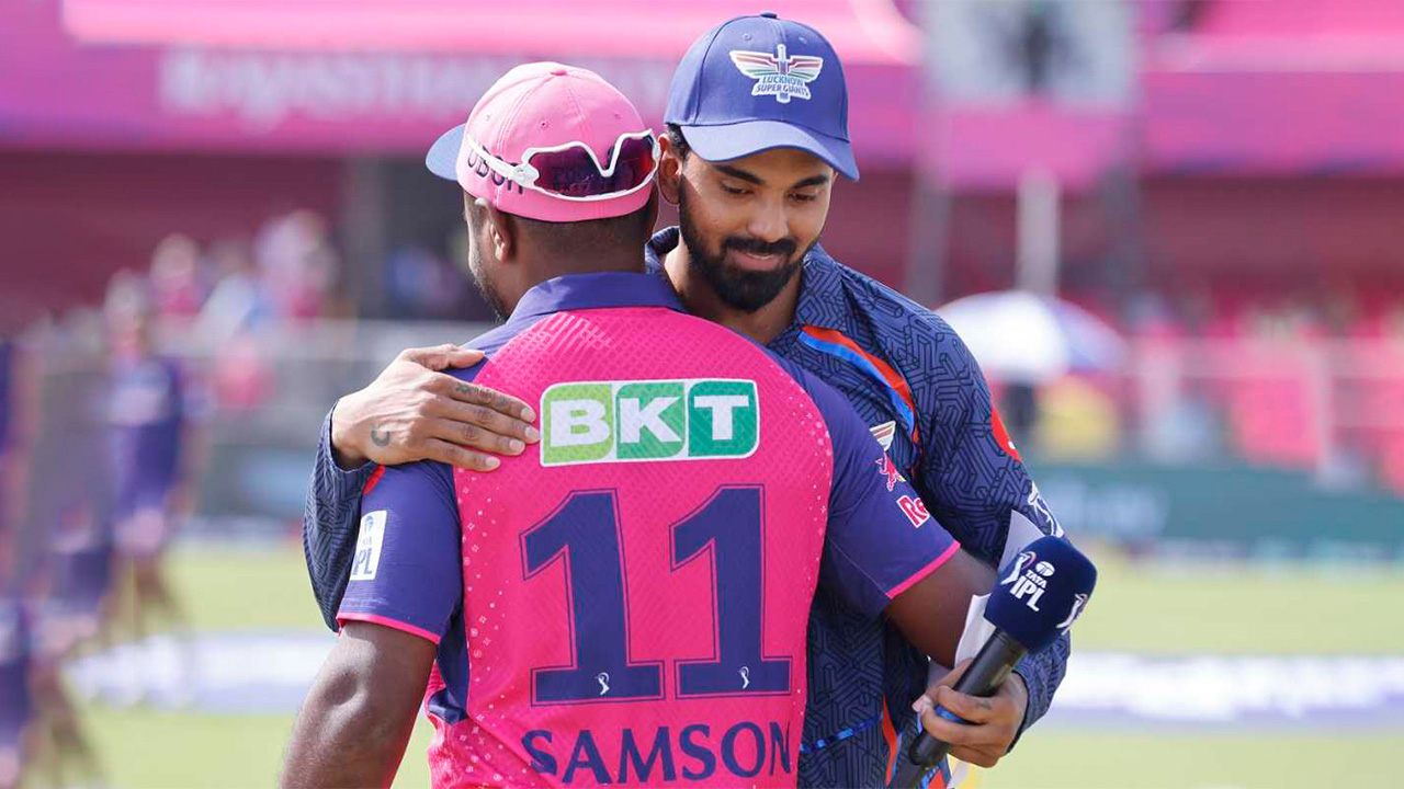 Sanju Samson And KL Rahul Greet Each Other At The Toss