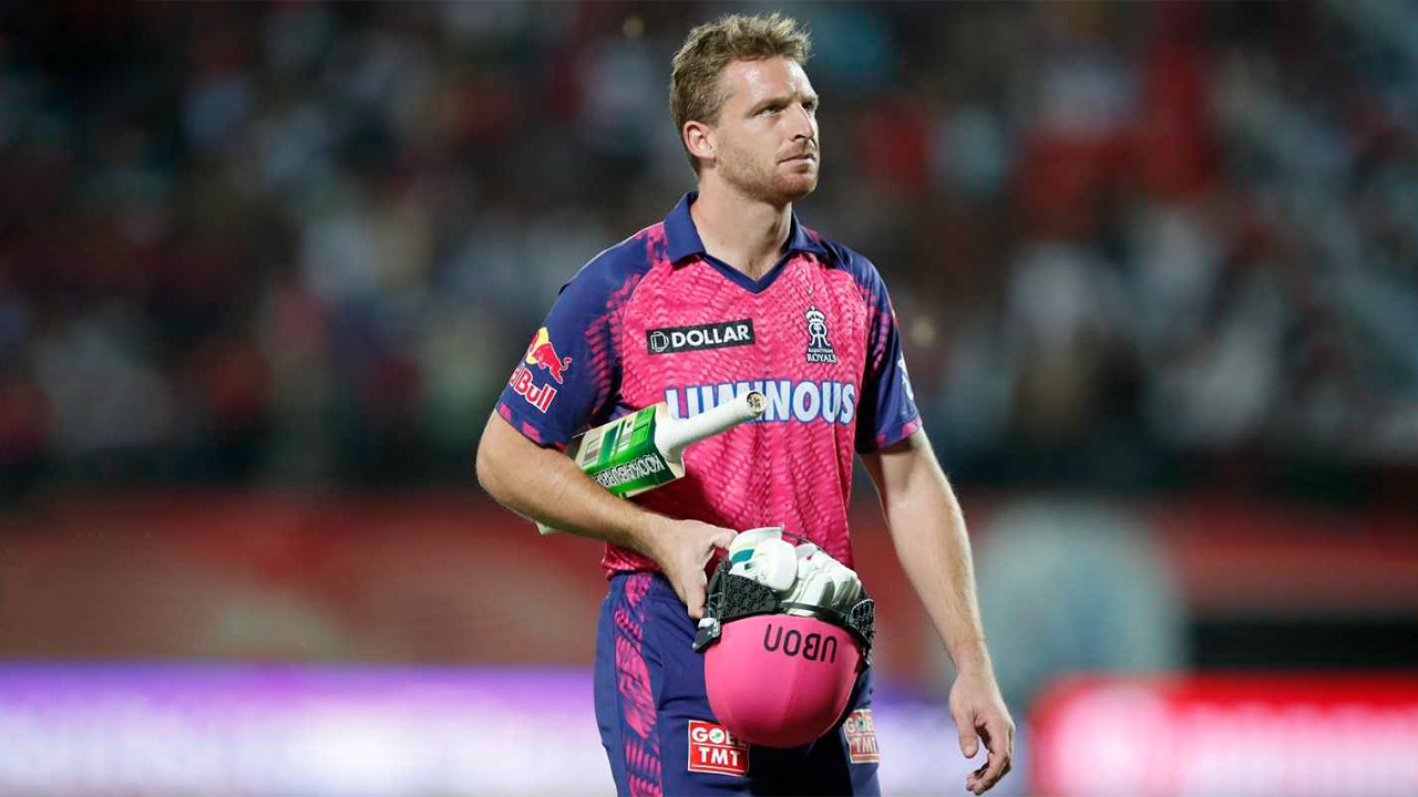 Jos Buttler Walks Back After Bagging His Fifth Duck Of The Season