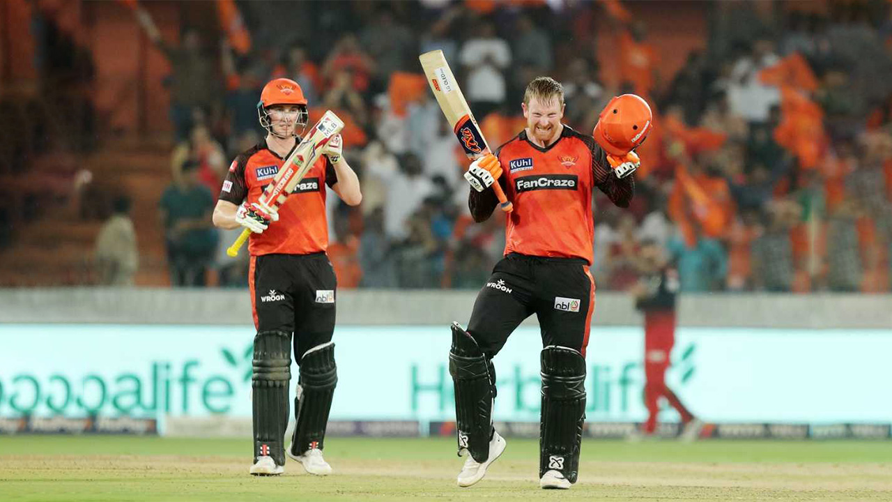 Harry Brook Hits One Through The Offside