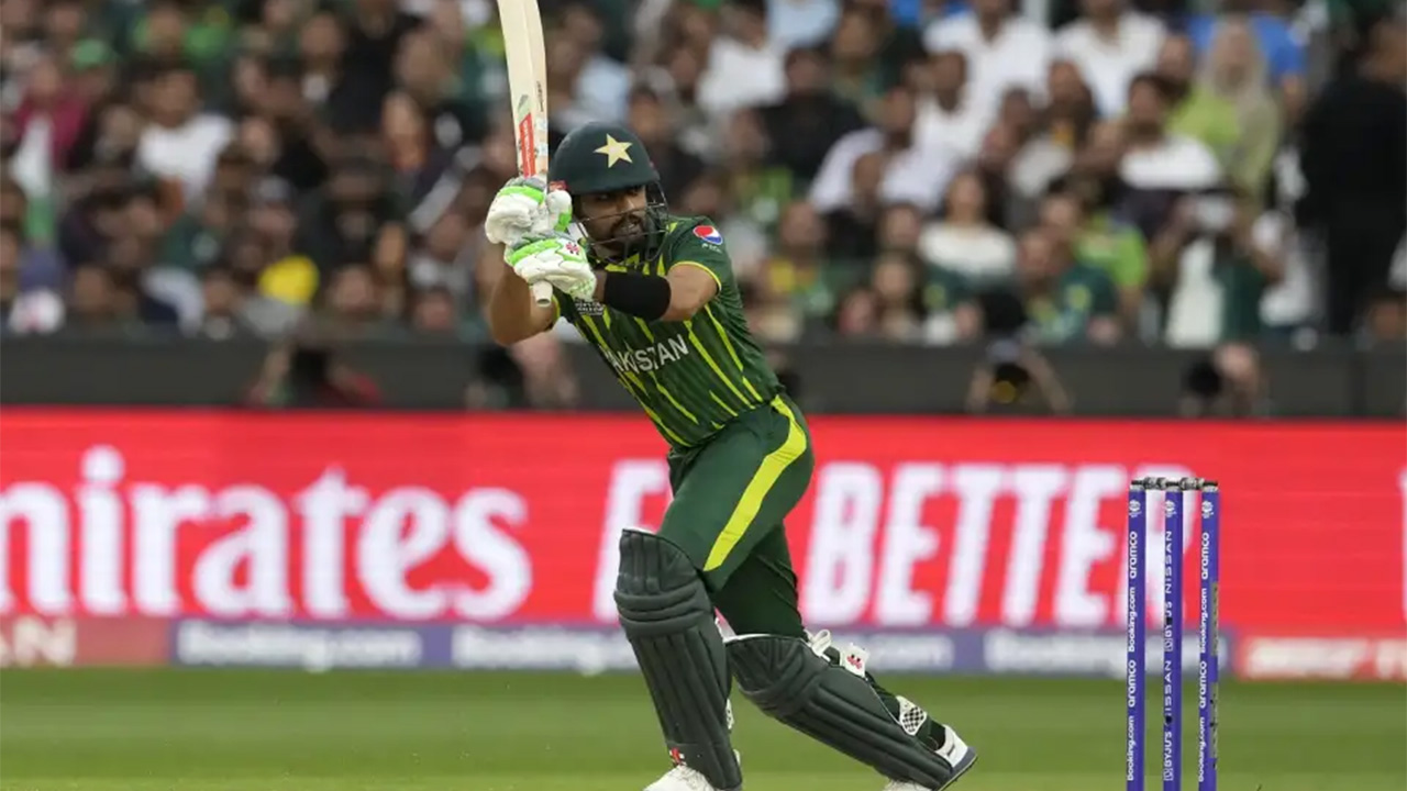 Babar Azam Flicks One Away