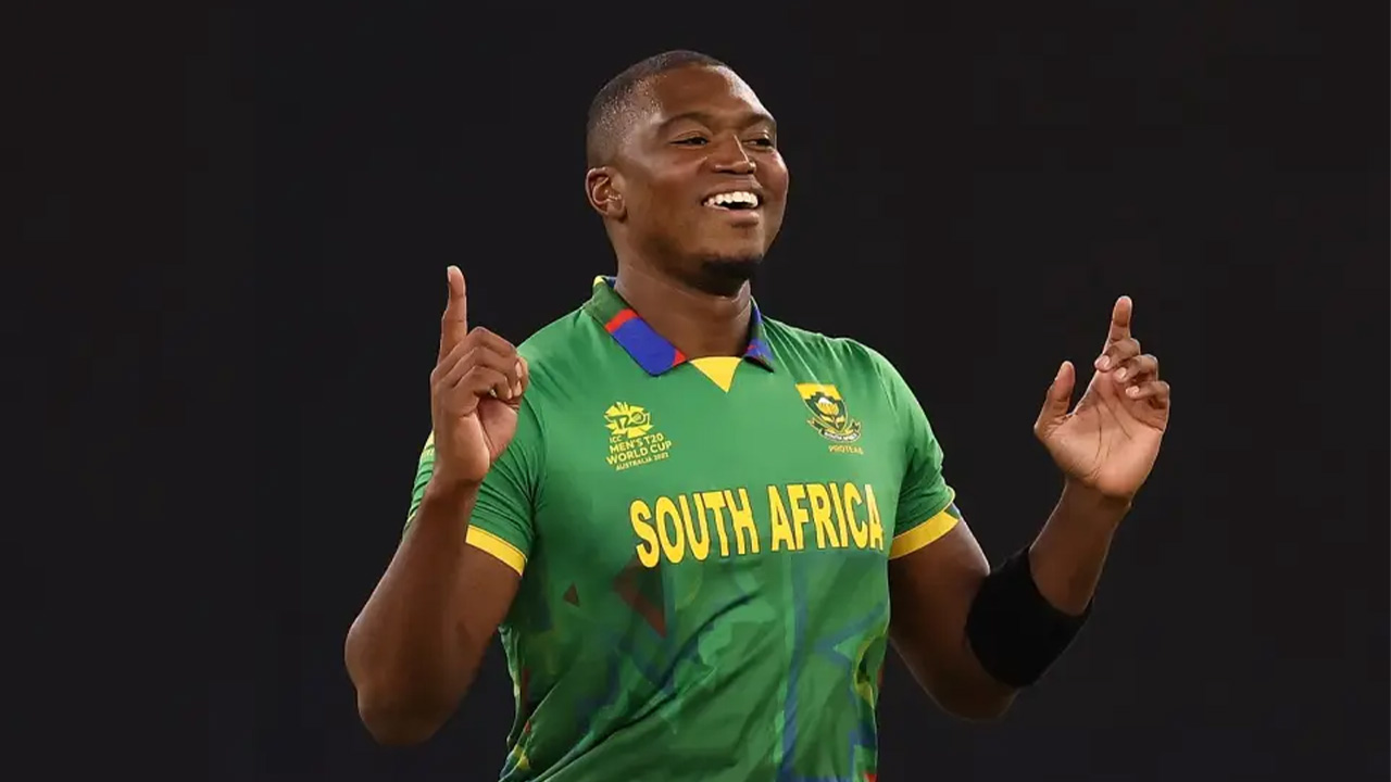 Lungi Ngidi Celebrates Dismissing Rohit Sharma