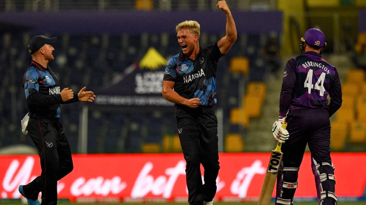 Ruben Trumpelmann Gutted Scotland With Three Wickets In His First Over