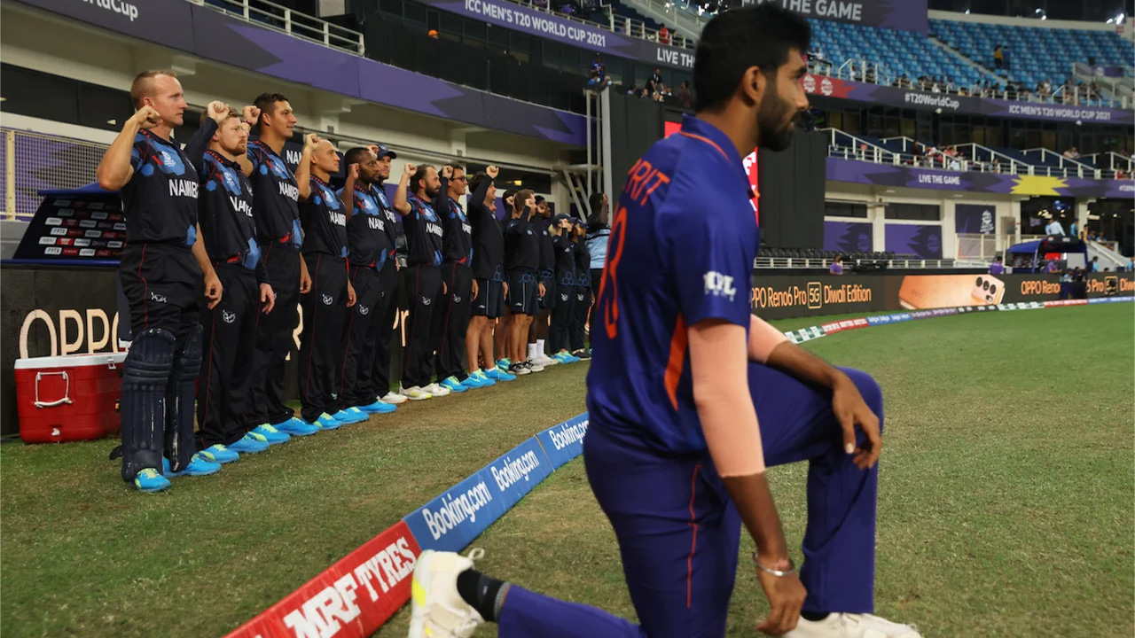 Jasprit Bumrah And The Namibian Contingent Make Anti Racism Statements Before The Game