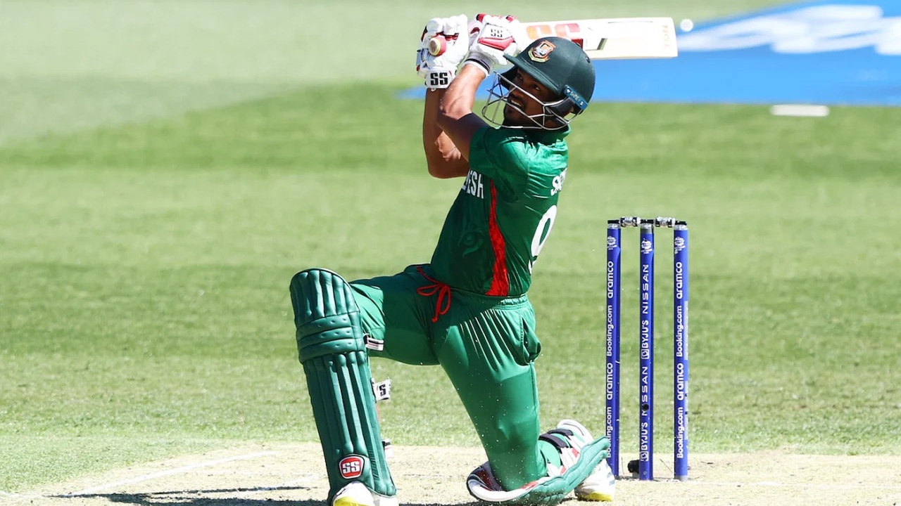Najmul Hossain Shanto accelerated after getting to his half century