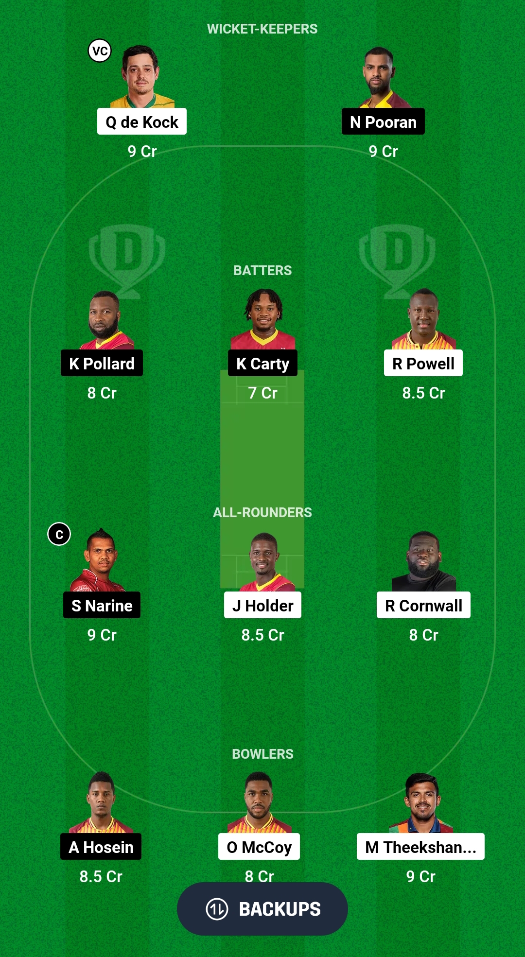 1000468809 BR vs TKR Dream11 Prediction Fantasy Cricket Tips Dream11 Team CPL 2024