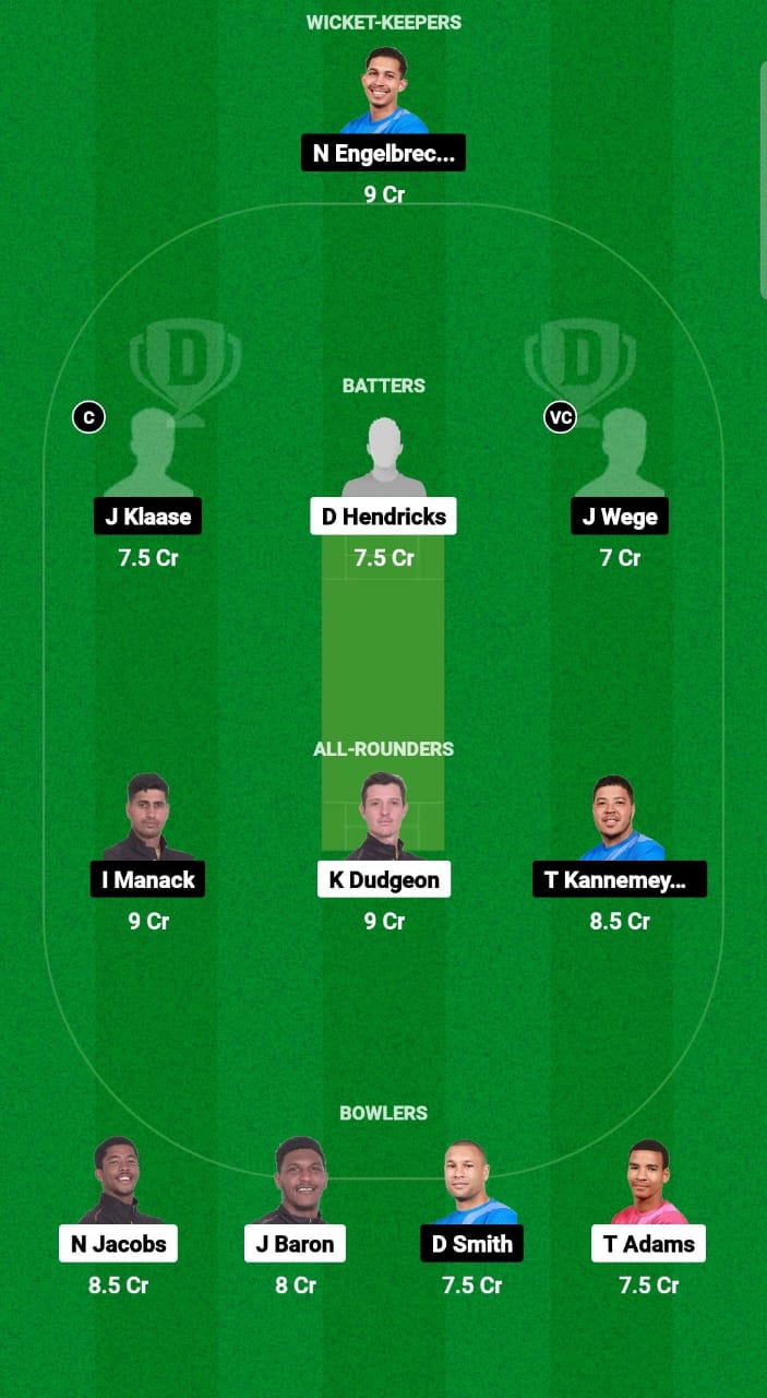1000468815 PR vs WCB Dream11 Prediction Fantasy Cricket Tips Dream11 Team South Africa Boland T10 League 2024