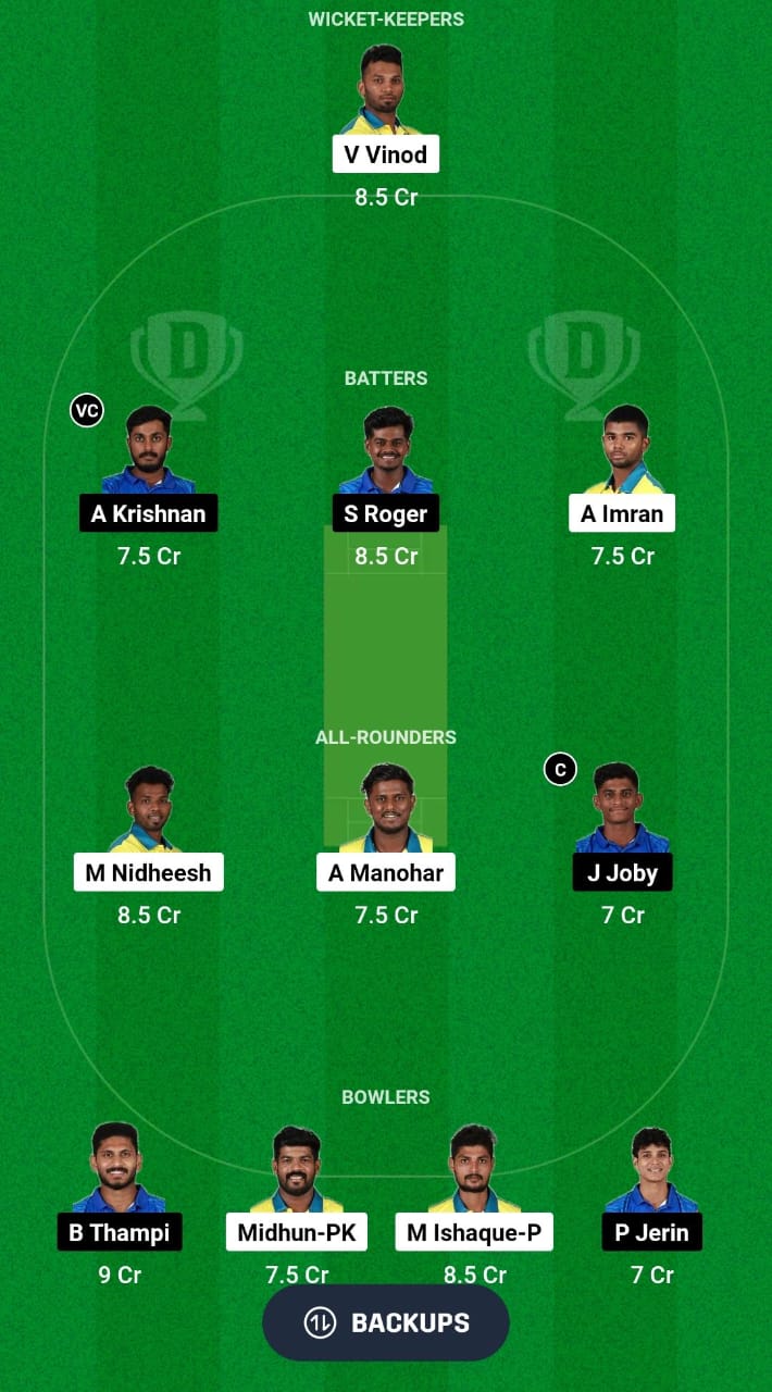 1000469222 KBT vs TT Dream11 Prediction Fantasy Cricket Tips Dream11 Team Kerala T20 Trophy 2024